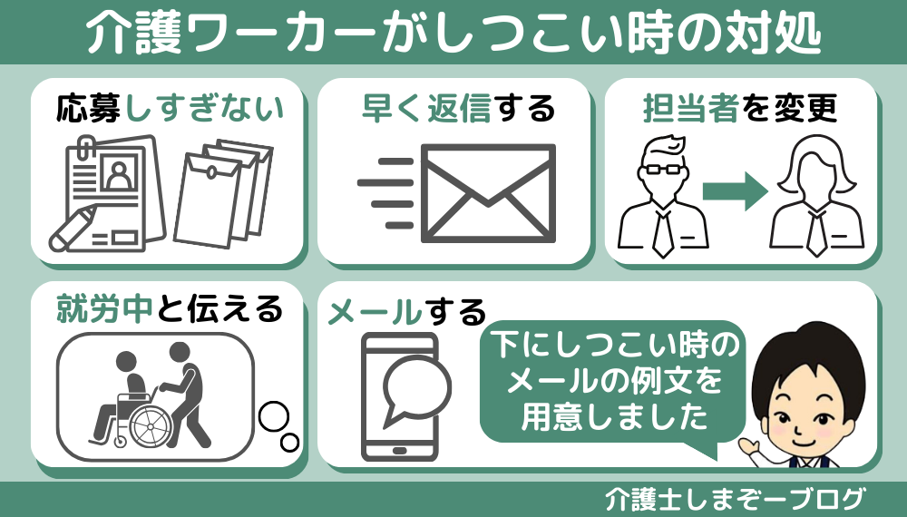 介護ワーカーの連絡がしつこい時の４つの対処法