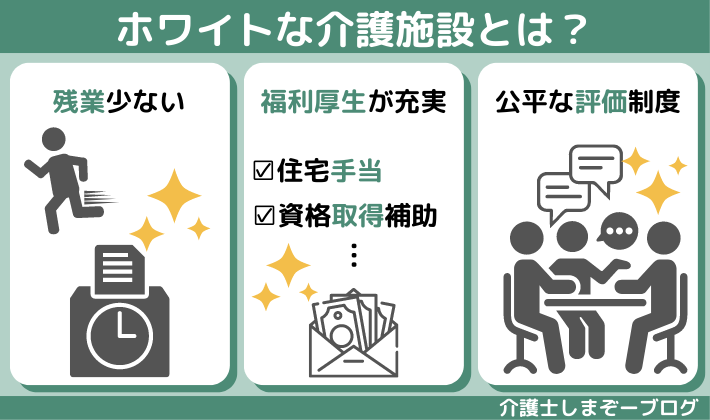 ホワイト介護施設とは